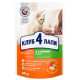 Вологий корм Клуб 4 Лапи For Kittens Premium для кошенят, з куркою в соусі, 80 г