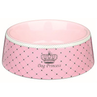 Миска Trixie Dog Princess для собак, кераміка, рожева, 1 л / 20 см