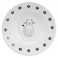 Миска Trixie для коротконосі порід кішок, кераміка, біла, 0,2 л / 15 см
