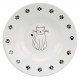 Миска Trixie для коротконосі порід кішок, кераміка, біла, 0,2 л / 15 см