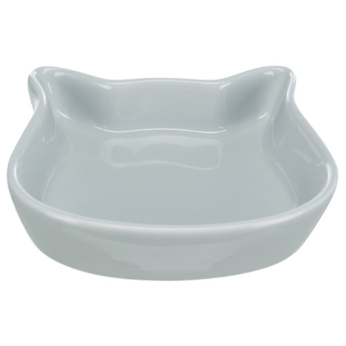 Миска Trixie в формі котячої голови для котів, кераміка, 0,25 l / 12 см