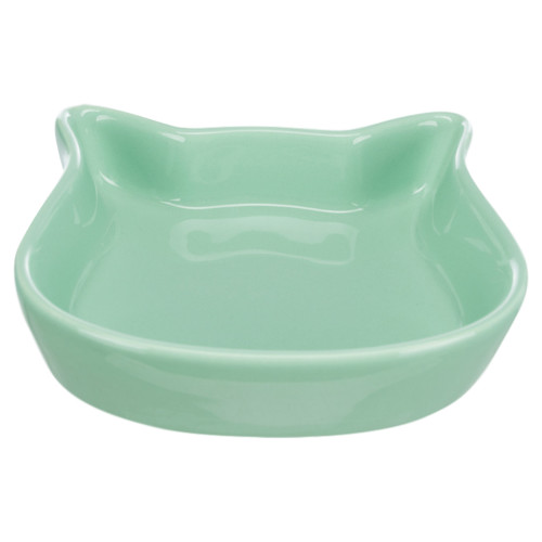 Миска Trixie в формі котячої голови для котів, кераміка, 0,25 l / 12 см