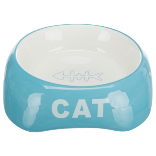 Миска Trixie для котів, кераміка, Cat, 0,2 л / 13 см