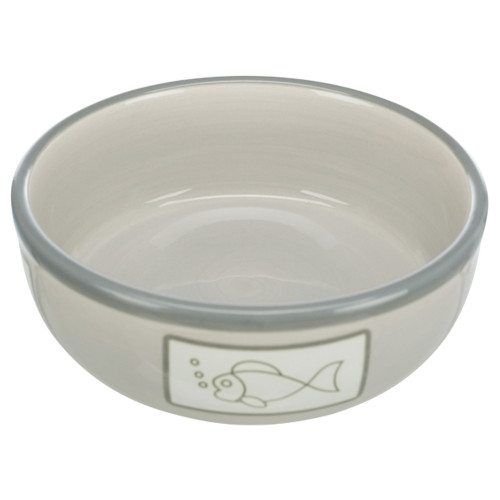 Миска Trixie для котів, кераміка, різнобарвна, 0.35 л/13 см