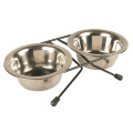 Підставка з мисками Trixie для кішок, метал, 2 х 0,75 л