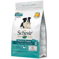 Сухий корм Schesir Dog Medium Puppy з куркою, монопротеїновий, для цуценят середніх порід, 12 кг Сухий корм Schesir Dog Medium Puppy з куркою, монопротеїновий, для цуценят середніх порід, 12 кг
