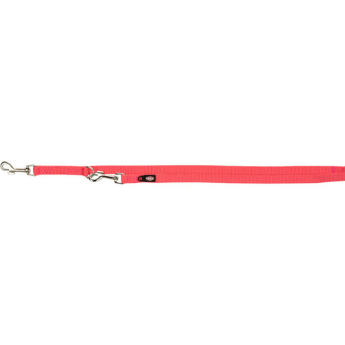Повідець-перестібка Trixie Premium Adjustable Lead двошаровий для собак, розмір M-L, 2 м/20 мм, кораловий
