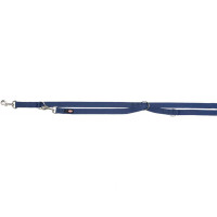 Повідець-перестібка Trixie Premium Adjustable Lead двошаровий для собак, розмір L-XL, 2 м/25 мм, індиго