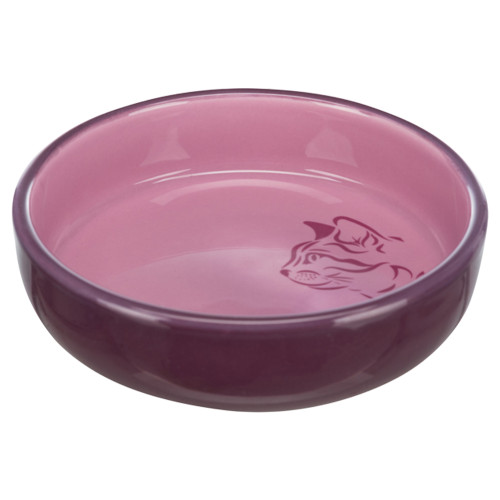 Миска Trixie для коротконосі порід котів, кераміка, 0,3 л / 15 см