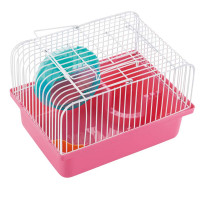 Клітка AnimAll Cube для хом'яка 23.2x17х12 см, рожева Клітка AnimAll Cube для хом'яка 23.2x17х12 см, рожева