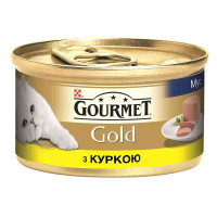 Вологий корм Purina Gourmet Gold для котів, з куркою, 85 г Вологий корм Purina Gourmet Gold для котів, з куркою, 85 г