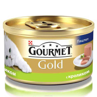 Влажный корм Purina Gourmet Gold для кошек, с кроликом, 85 г