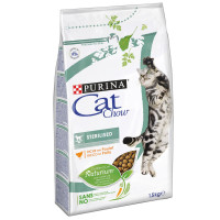 Сухий корм Purina Cat Chow Sterilised для стерилізованих котів, з куркою, 1.5 кг Сухий корм Purina Cat Chow Sterilised для стерилізованих котів, з куркою, 1.5 кг