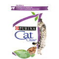 Вологий корм Purina Cat Chow Hairball Control для виведення шерсті у котів, з куркою та зеленою квасолею, 85 г