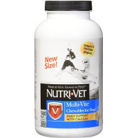 Жувальні таблетки мультивітаміни Nutri-Vet Multi-Vite для собак, 180 табл