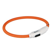 Cветящійся USB нашийник Trixie, для кішок, помаранчевий, 35 см