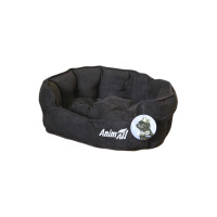 Лежак AnimAll Royal M для собак, коричневий, 53×47×21 см Лежак AnimAll Royal M для собак, коричневий, 53×47×21 см