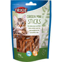 Ласощі Trixie палички з куркою і рисом, для котів, 50 г