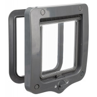 Дверцята Trixie 2-Way Flap Door для кішок і дрібних собак, сірий Дверцята Trixie 2-Way Flap Door для кішок і дрібних собак, сірий