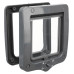 Дверцята Trixie 4-Way Flap Door для котів, пластик, безшумні, сірий, 20×22 см