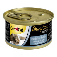 Вологий корм GimCat Shiny Cat для котів, з тунцем і креветками, 70 г Вологий корм GimCat Shiny Cat для котів, з тунцем і креветками, 70 г