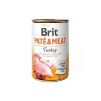 Консерви Brit Paté & Meat Dog, для собак, з індичкою, 400 г Консерви Brit Paté & Meat Dog, для собак, з індичкою, 400 г