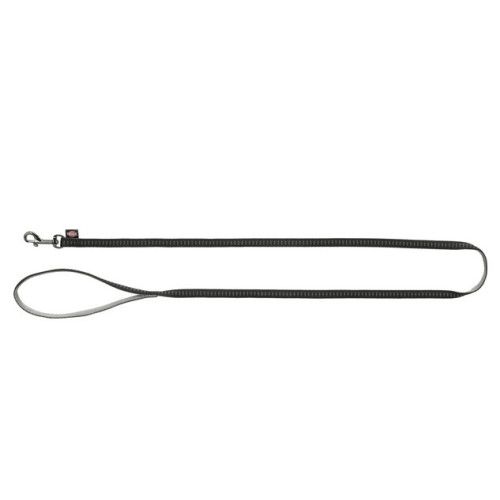 Повідець Trixie Softline Elegance Lead для собак, розмір M-L, 1 м/20 мм, чорний/графіт