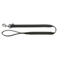 Повідець Trixie Softline Elegance Lead для собак, розмір L-XL, 1 м/25 мм, чорний/графіт