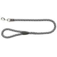 Повідець-перестібка Trixie Cavo Adjustable Lead для собак, плетений, круглий, розмір S-M, 2 м/12 мм, графіт