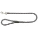 Повідець-перестібка Trixie Cavo Adjustable Lead для собак, плетений, круглий, розмір S-M, 2 м/12 мм, графіт