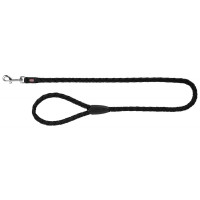 Повідець Trixie Cavo Lead для собак, плетений, круглий, розмір L-XL, 1 м/18 мм, чорний