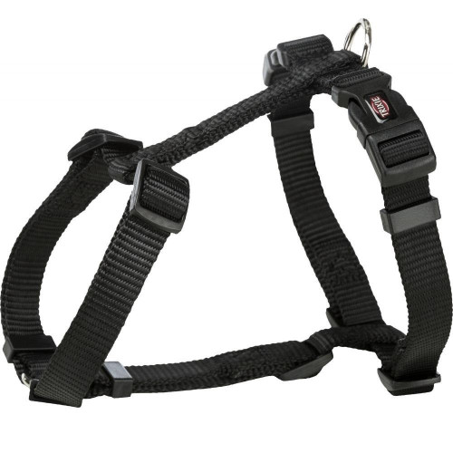 Шлея Trixie Premium H-Harness для собак, 42-60 см, 15 мм, розмір S-M, чорний