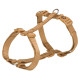 Шлея Trixie Premium H-Harness для собак, 42-60 см, 15 мм, розмір S-M, карамель