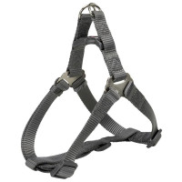 Шлея Trixie Premium One Touch Harness, для собак, 40-50 см, 15 мм, розмір S, графіт