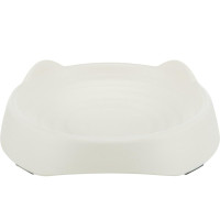 Миска в формі котячої голови Trixie, для кішок, меламін, 0.25 л, 17 см, білий