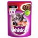 Вологий корм Whiskas для кошенят, з яловичиною в соусі, 100 г