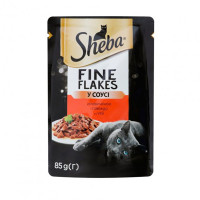 Вологий корм Sheba для котів, з яловичиною в соусі, 85 г