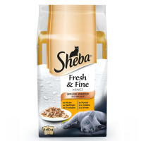 Влажный корм Sheba Fresh&Fine для кошек, мясной микс, 6×50 г