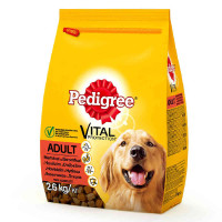 Сухий корм Pedigree для дорослих собак, з яловичиною та птицею, 2.6 кг