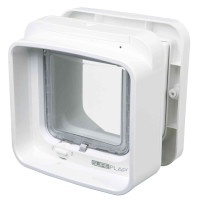 Дверцята Trixie SureFlap Dual Scan 4-Way Cat Flap, для кішок, 21 × 21 см, білий Дверцята Trixie SureFlap Dual Scan 4-Way Cat Flap, для кішок, 21 × 21 см, білий