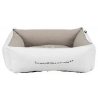 Лежак Trixie Pet's Home для собак, біло-коричневий, 100×70 см