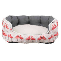 Лежак Trixie Flamingo для собак, рожево-сірий, 80×65 см Лежак Trixie Flamingo для собак, рожево-сірий, 80×65 см