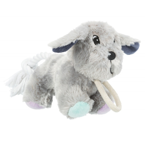 Іграшка Trixie - Junior собака з канатом, для собак, 24 см, плюш