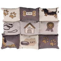 Підстилка Trixie Patchwork для собак, коричнево-бежевий, 55×45 см Підстилка Trixie Patchwork для собак, коричнево-бежевий, 55×45 см