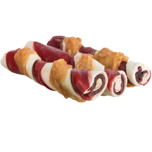 Жувальні палички TRIXIE - Denta Fun Barbecue курка барбекю, для собак, 12 см, 105 г, упаковка 3 шт