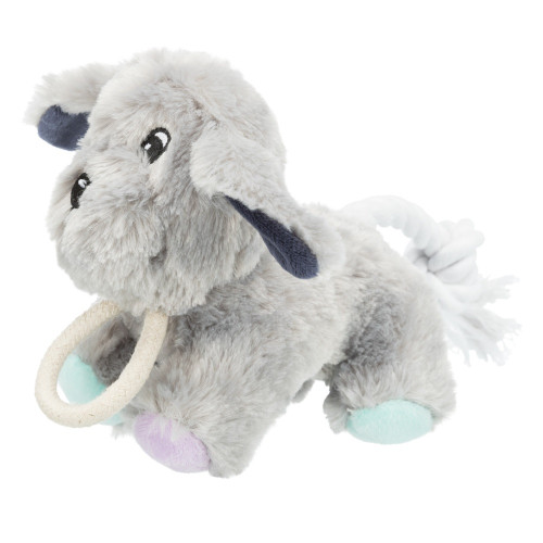 Іграшка Trixie - Junior собака з канатом, для собак, 24 см, плюш