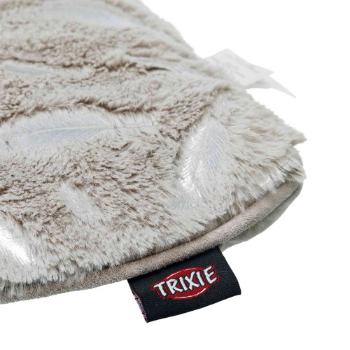 Лежак-матрац Trixie Feather для собак, сірий з срібними перами, 100×70 см
