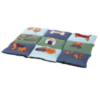 Підстилка Trixie Patchwork для собак, синьо-зелений, 80×55 см Підстилка Trixie Patchwork для собак, синьо-зелений, 80×55 см
