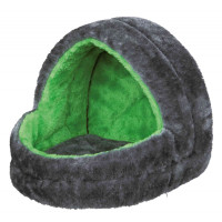 Лежак Trixie Cuddly Cave для кроликів, сіро-зелений, 21×10×10 см Лежак Trixie Cuddly Cave для кроликів, сіро-зелений, 21×10×10 см