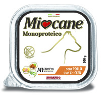 Вологий беззерновой корм Morando MioCane Monoproteico Only Chicken для собак, з куркою, 300 г Вологий беззерновой корм Morando MioCane Monoproteico Only Chicken для собак, з куркою, 300 г